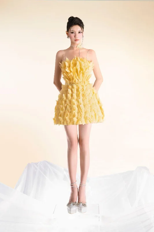 Mini dresses with embroidered details for a unique touchTinkerbelle A-line Spaghetti Strap Organza Mini Dress Mini dresses with embroidered details for a unique touchTinkerbelle A-line Spaghetti Strap Organza Mini Dress