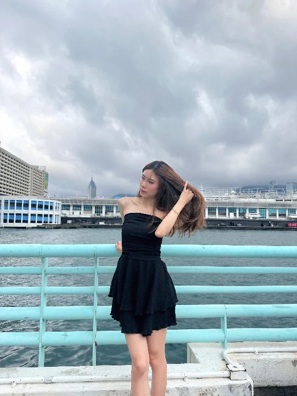 Metallic mini dresses for a glamorous eventTube Up & Down Mini Dress