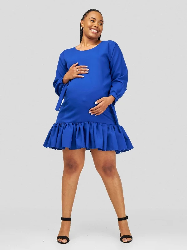Mini dresses with off - the - shoulder stylesVintlyne Shira Shift Dress - Royal Blue Mini dresses with off - the - shoulder stylesVintlyne Shira Shift Dress - Royal Blue