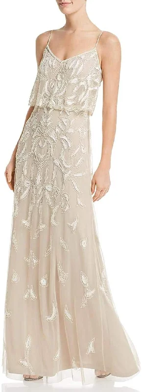 Bodycon dress with a thigh - high slitAdrianna Papell AP1E205376 Formal Beaded Long Dress Bodycon dress with a thigh - high slitAdrianna Papell AP1E205376 Formal Beaded Long Dress