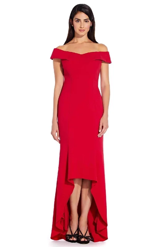 Bodycon dress made of stretchy spandex for comfortAdrianna Papell AP1E206023 High Low Formal Dress Bodycon dress made of stretchy spandex for comfortAdrianna Papell AP1E206023 High Low Formal Dress