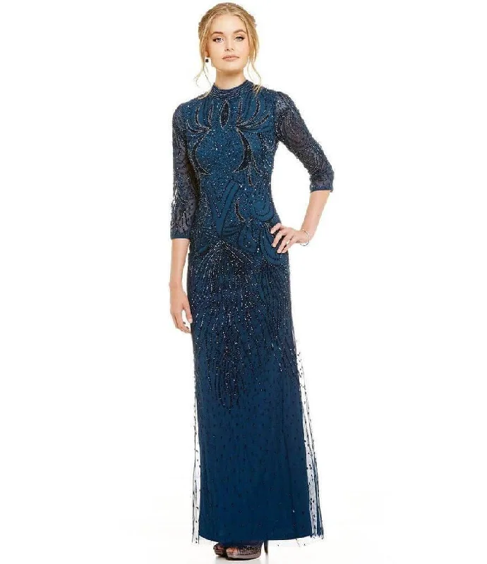 Bodycon dress with a cold - shoulder designAdrianna Papell AP1E200282 Long Formal Long Sleeve Evening Dress Bodycon dress with a cold - shoulder designAdrianna Papell AP1E200282 Long Formal Long Sleeve Evening Dress