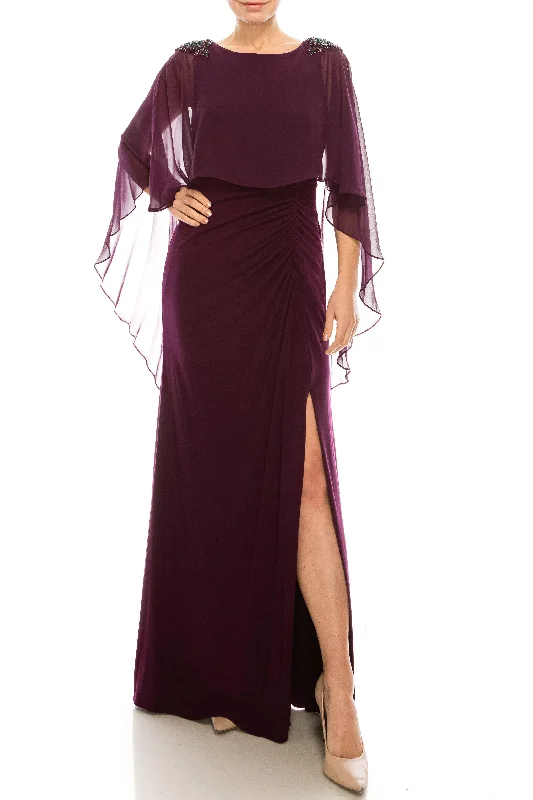 Backless bodycon dress for a bold statementAdrianna Papell AP1E206514 Mother of the Bride Cape Dress Backless bodycon dress for a bold statementAdrianna Papell AP1E206514 Mother of the Bride Cape Dress