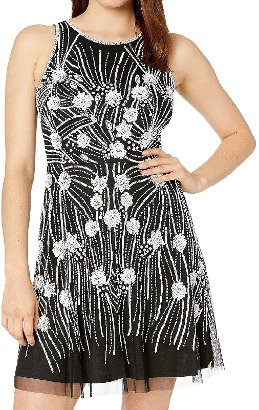 Satin - lined cocktail dresses with a lace outer layerAdrianna Papell AP1E205769 Short Cocktail Dress Satin - lined cocktail dresses with a lace outer layerAdrianna Papell AP1E205769 Short Cocktail Dress