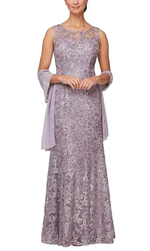 Wedding guest dresses with tiered skirts for a feminine lookAlex Evenings - 81171128 Embroidered Lace Dress With Shawl Wedding guest dresses with tiered skirts for a feminine lookAlex Evenings - 81171128 Embroidered Lace Dress With Shawl
