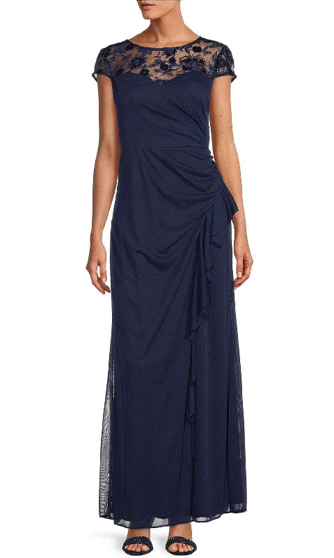Wedding guest dresses with cut - out details and midi lengthsAlex Evenings 81171507 - Embroidered Illusion Evening Dress Wedding guest dresses with cut - out details and midi lengthsAlex Evenings 81171507 - Embroidered Illusion Evening Dress