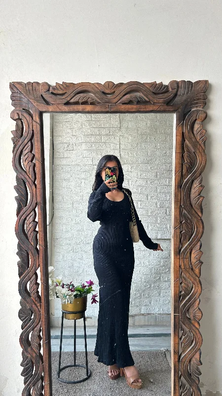 Bodycon dress for a music festival​Black beauty 36-38 bust/l:49/waist:30-36