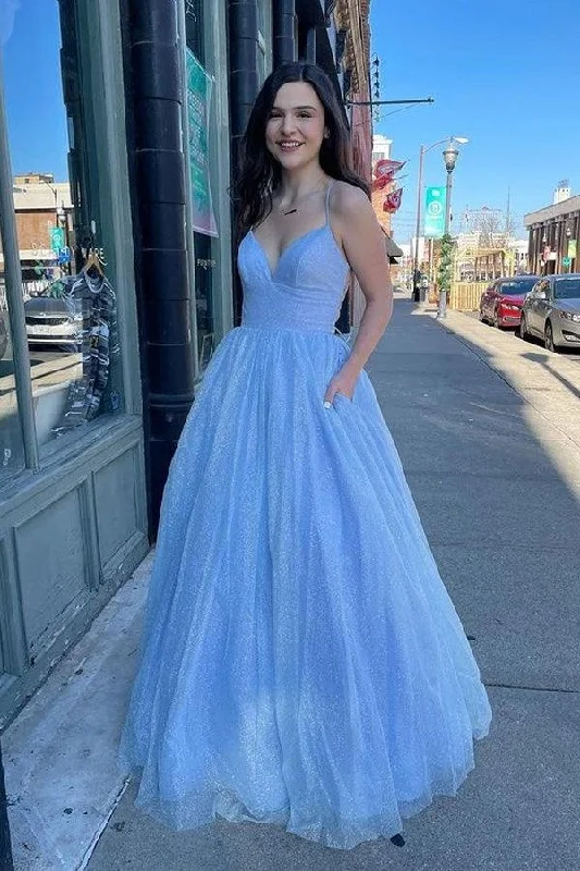 Party dresses with a detachable train for added versatilityChic A-line Spaghetti Straps Long Prom Dresses Evening Dress PSK221 Party dresses with a detachable train for added versatilityChic A-line Spaghetti Straps Long Prom Dresses Evening Dress PSK221