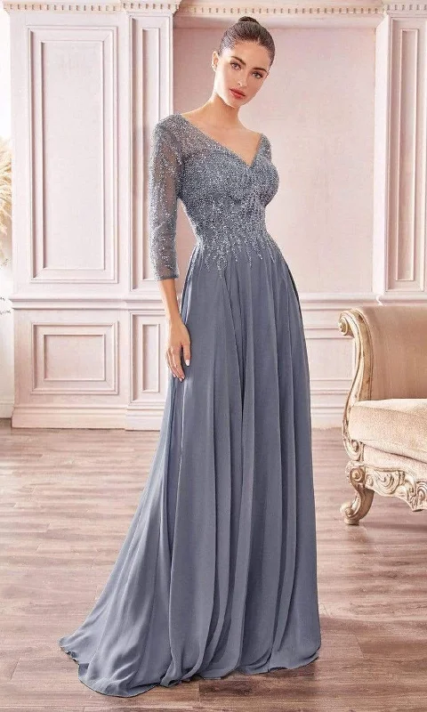 Maxi wedding guest dresses with floral prints for summer weddingsCinderella Divine - CD0171 Sheer Quarter Beaded Chiffon A-Line Gown Maxi wedding guest dresses with floral prints for summer weddingsCinderella Divine - CD0171 Sheer Quarter Beaded Chiffon A-Line Gown