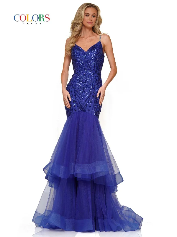 Bodycon dress with a belted waist for a defined figureColors 2978 Colors Fitted Long Evening Dress Bodycon dress with a belted waist for a defined figureColors 2978 Colors Fitted Long Evening Dress