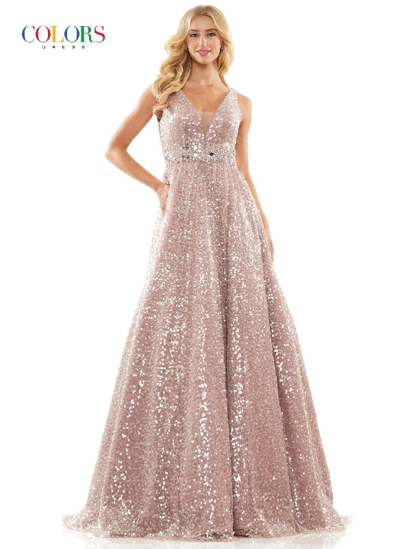 Bodycon dress with a high - low hem for a trendy lookColors 2967 Colors Long Sleeveless Prom Dress Bodycon dress with a high - low hem for a trendy lookColors 2967 Colors Long Sleeveless Prom Dress