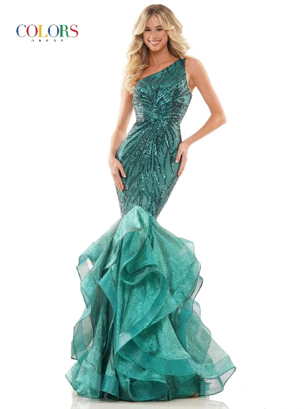 Bodycon dress with a pleated bodiceColors 2925 Colors One Shoulder Fitted Prom Dress Bodycon dress with a pleated bodiceColors 2925 Colors One Shoulder Fitted Prom Dress