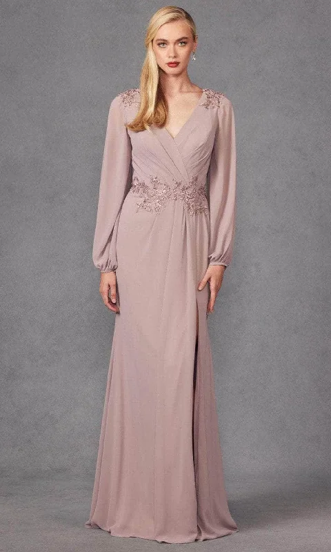 Wedding guest dresses with cold - shoulder designs and solid colorsJuliet Dresses JTM16A - Embroidered Long Sleeve Prom Dress Wedding guest dresses with cold - shoulder designs and solid colorsJuliet Dresses JTM16A - Embroidered Long Sleeve Prom Dress