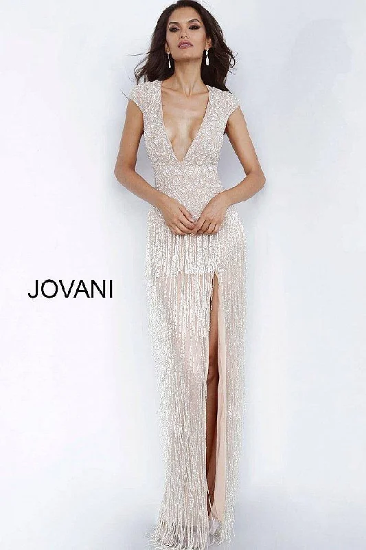 Bodycon dress with a high - low hem for a trendy lookJovani 68792 Sexy Prom Long Dress Bodycon dress with a high - low hem for a trendy lookJovani 68792 Sexy Prom Long Dress