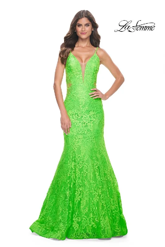 Party dresses with a metallic - thread embroidery for a luxurious touchLa Femme Dress 32314 Party dresses with a metallic - thread embroidery for a luxurious touchLa Femme Dress 32314