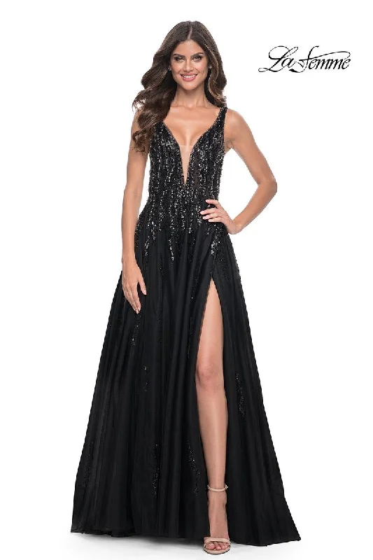 Fairy - themed party dresses with wings and glitter for a magical lookLa Femme Dress 32345 Fairy - themed party dresses with wings and glitter for a magical lookLa Femme Dress 32345
