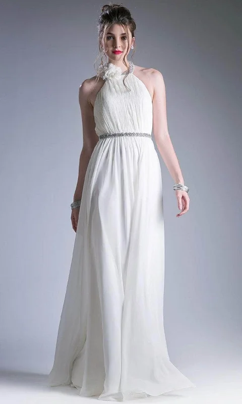 Ruffled - sleeve wedding guest dresses in light blue for a spring weddingLadivine 1004 - Halter Ruched A-Line Evening Dress Ruffled - sleeve wedding guest dresses in light blue for a spring weddingLadivine 1004 - Halter Ruched A-Line Evening Dress