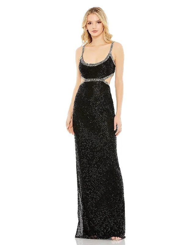Wedding guest dresses with ruched bodices and spaghetti strapsMac Duggal 93664 Long Formal Beaded Prom Dress Wedding guest dresses with ruched bodices and spaghetti strapsMac Duggal 93664 Long Formal Beaded Prom Dress