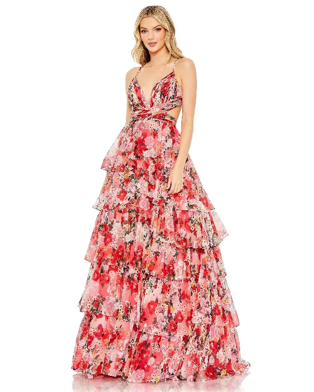 One - shoulder wedding guest dresses with beaded detailsMac Duggal 67985 Sleeveless Formal Long Dress One - shoulder wedding guest dresses with beaded detailsMac Duggal 67985 Sleeveless Formal Long Dress