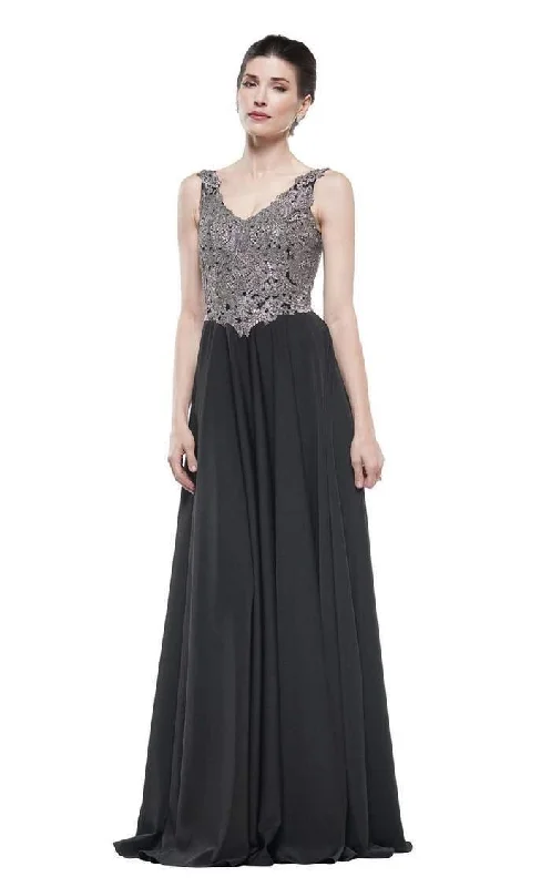 Bodycon dress made of stretchy spandex for comfort​Marsoni Long Formal Dress