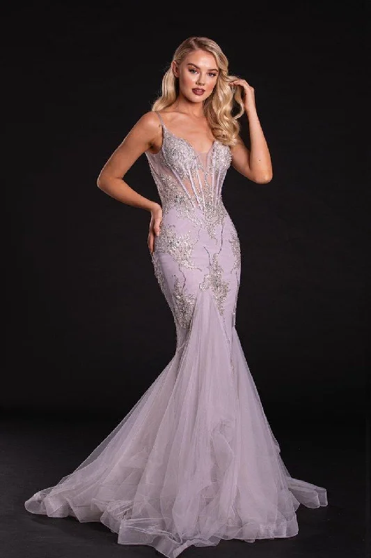 Midi wedding guest dresses in navy blue for a formal affairPortia And Scarlett 21104 Long Mermaid Gown Midi wedding guest dresses in navy blue for a formal affairPortia And Scarlett 21104 Long Mermaid Gown
