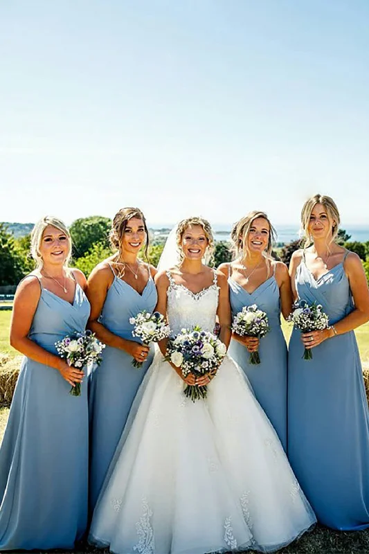 Embroidered wedding guest dresses in earthy tones for a rustic weddingSky Blue A-Line Long Chiffon Boho Bridesmaid Dress Embroidered wedding guest dresses in earthy tones for a rustic weddingSky Blue A-Line Long Chiffon Boho Bridesmaid Dress