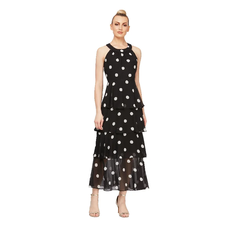 Bodycon dress with a thigh - high slit​SL Fashions 9171646 Formal Long Dress