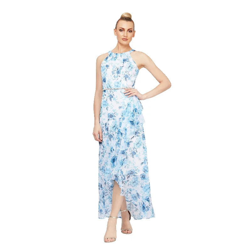 Bodycon dress with a halter neck​SL Fashions 9171635 Long Formal Maxi Dress