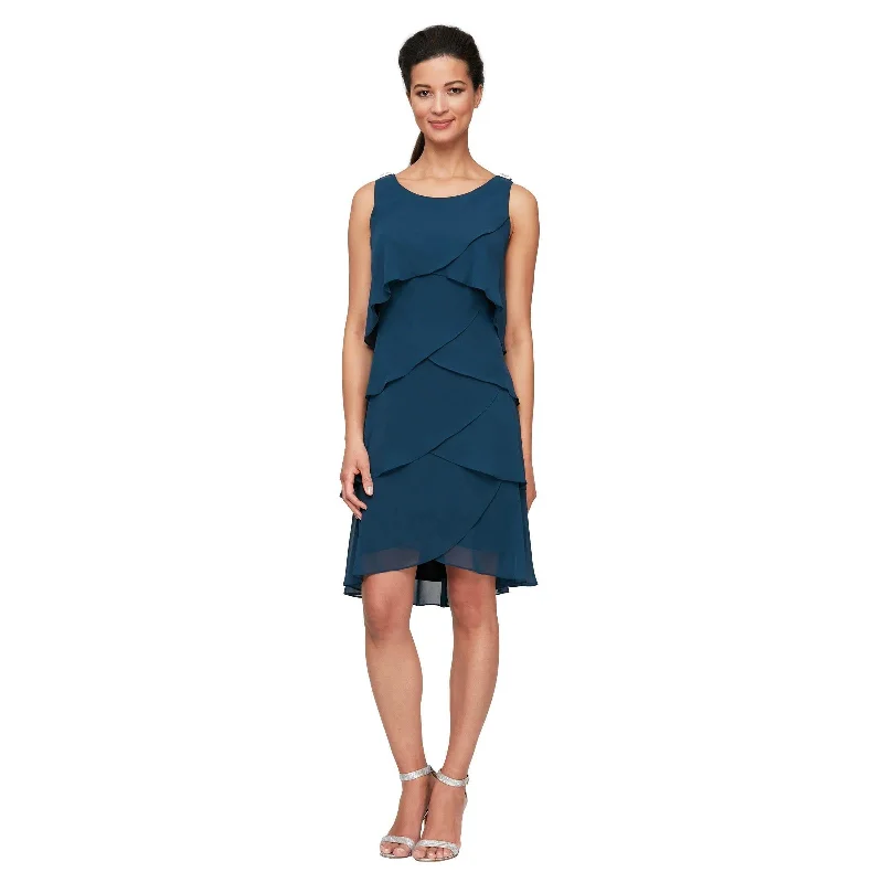 Cocktail dresses with a pleated skirt and a square necklineSL Fashions 114044 Short Sleeveless Cocktail Dress Sale Cocktail dresses with a pleated skirt and a square necklineSL Fashions 114044 Short Sleeveless Cocktail Dress Sale