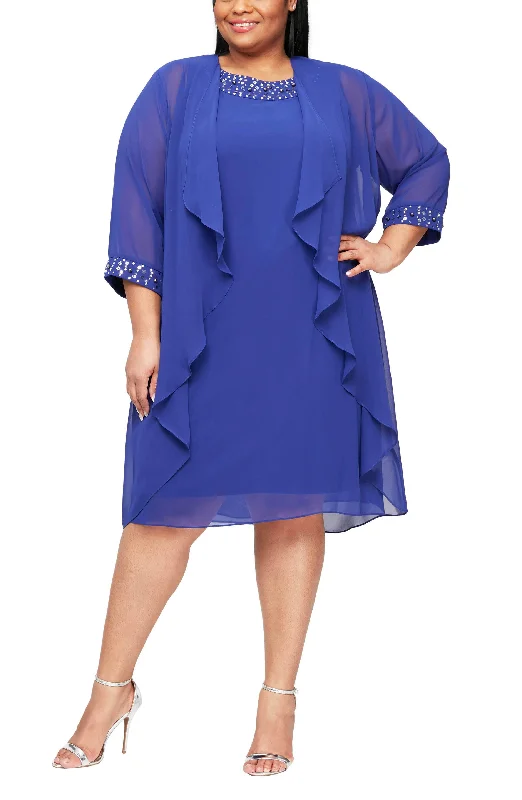 Halter - neck wedding guest dresses with beaded strapsSLNY 9470367 - Chiffon Formal Dress with Shawl Jacket Halter - neck wedding guest dresses with beaded strapsSLNY 9470367 - Chiffon Formal Dress with Shawl Jacket