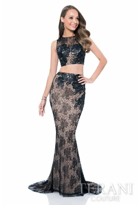 Bodycon dress with a wrap - around styleTerani Couture 1613P1073A Long Two Piece Prom Gown Bodycon dress with a wrap - around styleTerani Couture 1613P1073A Long Two Piece Prom Gown