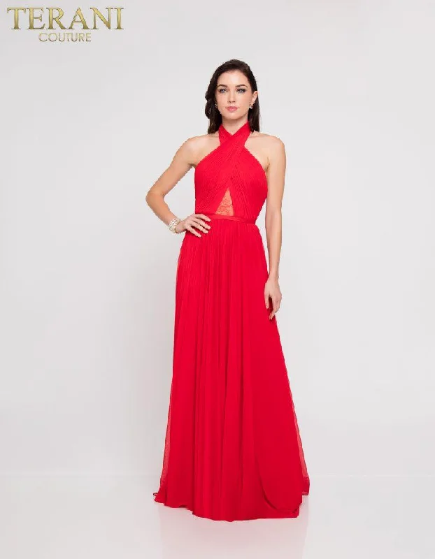 Bodycon dress with a transparent panelTerani Couture 1813B5193 Bridesmaid Longlter Gown Bodycon dress with a transparent panelTerani Couture 1813B5193 Bridesmaid Longlter Gown