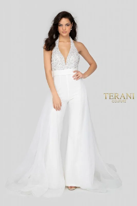 Bodycon dress made of satin for a luxurious feelTerani Couture 1912P8208 Prom Formal Jumpsuit Bodycon dress made of satin for a luxurious feelTerani Couture 1912P8208 Prom Formal Jumpsuit