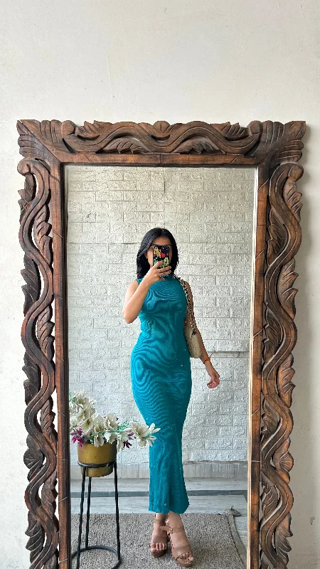 Bodycon dress with a one - shoulder design​Thrifted dress length:48/l:32-34