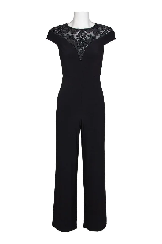 Velvet party dresses in rich jewel tones for a sophisticated appearanceAdrianna Papell AP1E204345 P Cap Sleeve Illusion Embellished Jumpsuit Velvet party dresses in rich jewel tones for a sophisticated appearanceAdrianna Papell AP1E204345 P Cap Sleeve Illusion Embellished Jumpsuit