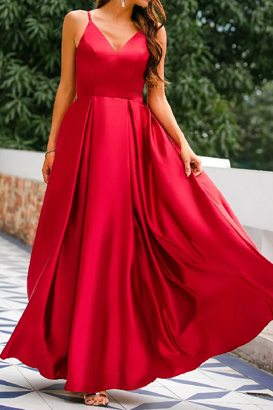 Party dresses with a handkerchief hem for a unique and flowing styleBurgundy Satin Prom Dress Party dresses with a handkerchief hem for a unique and flowing styleBurgundy Satin Prom Dress
