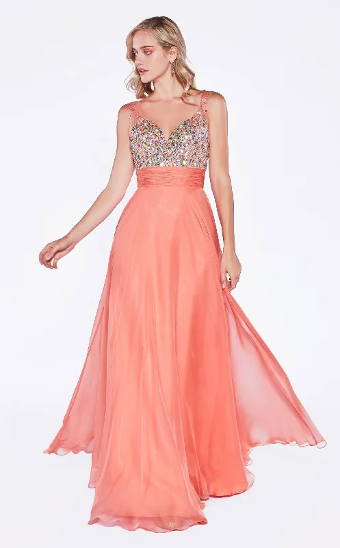 Prom dresses with one - shoulder designs and feather accents for a bold statementCinderella Divine CJ93 Dress Prom dresses with one - shoulder designs and feather accents for a bold statementCinderella Divine CJ93 Dress