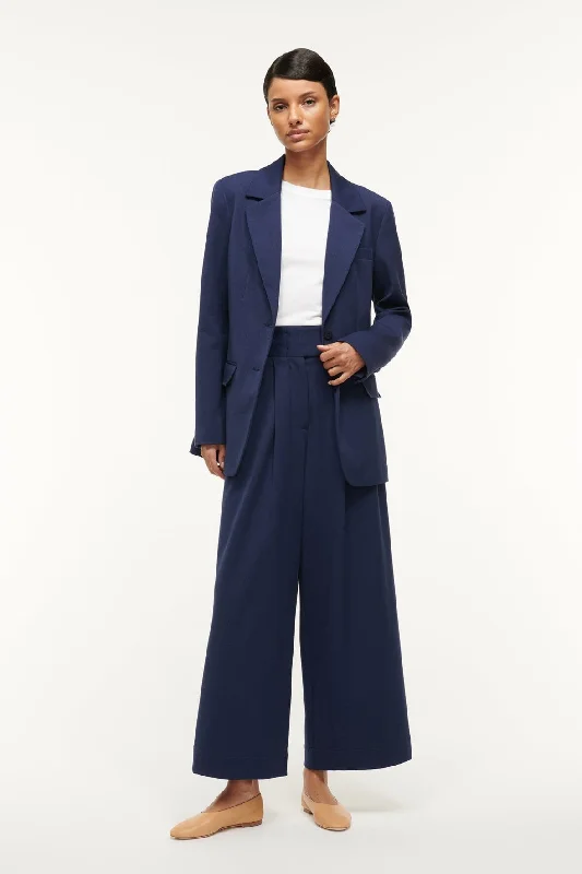 Prom dresses with one - shoulder ruffled straps and geometric patterns for a contemporary and eye - catching formal eventCITY BLAZER | NAVY Prom dresses with one - shoulder ruffled straps and geometric patterns for a contemporary and eye - catching formal eventCITY BLAZER | NAVY