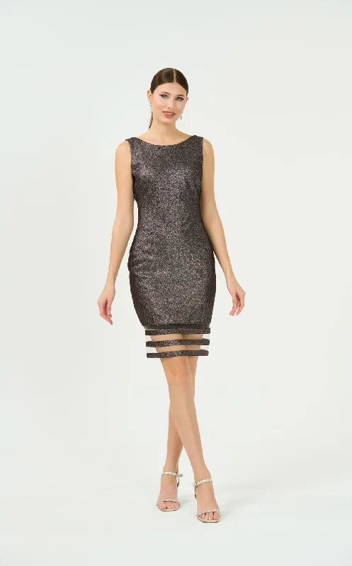 Party dresses with a criss - cross back design for a stylish detailGygess G2415072 Dress Party dresses with a criss - cross back design for a stylish detailGygess G2415072 Dress