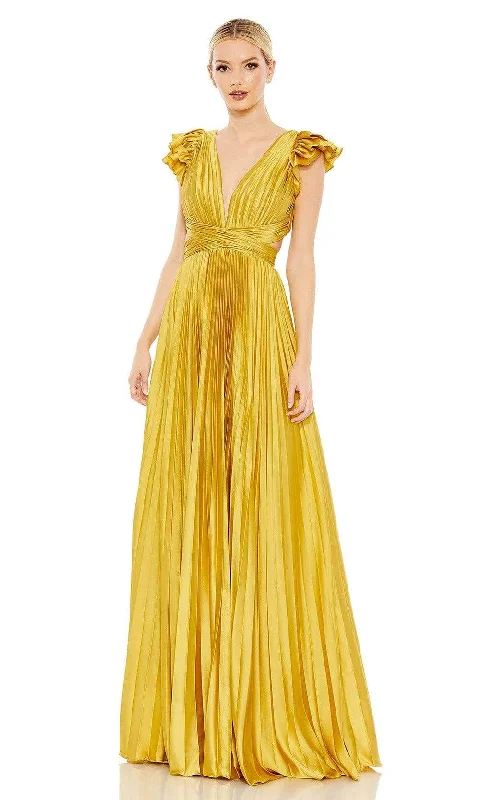 Strapless formal dresses with tulle skirts for a classic prom lookIeena Duggal - 26729 Flutter Sleeve A-Line Gown Strapless formal dresses with tulle skirts for a classic prom lookIeena Duggal - 26729 Flutter Sleeve A-Line Gown