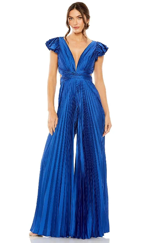 Formal dresses with halter necks and lace - up backs for a stylish promIeena Duggal 27361 - Strappy Back Pleated Jumpsuit Formal dresses with halter necks and lace - up backs for a stylish promIeena Duggal 27361 - Strappy Back Pleated Jumpsuit