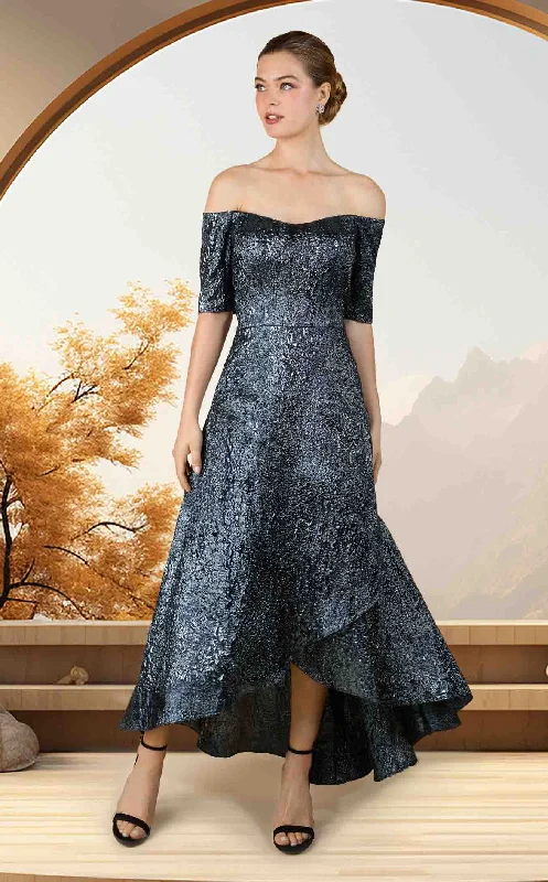 Formal dresses with empire waists and organza overlays for a feminine lookJanique 61022 Dress Formal dresses with empire waists and organza overlays for a feminine lookJanique 61022 Dress