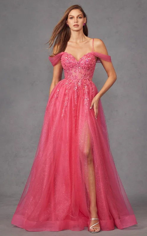 Ball - gown style formal dresses with sequined bodices for promJuliet JT2466A Dress
