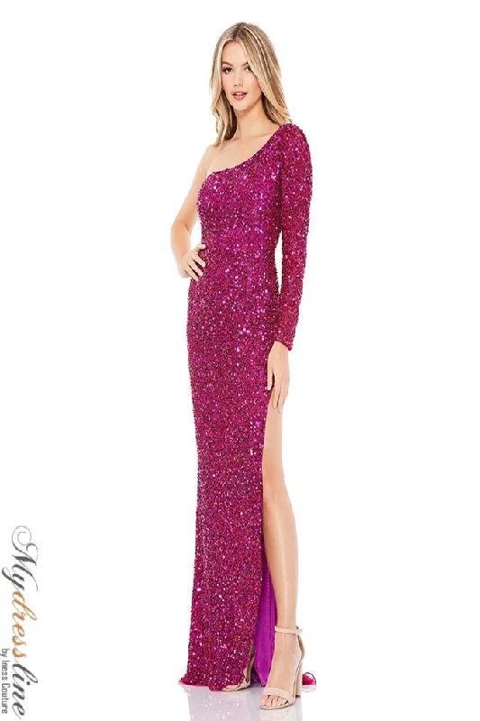 Formal dresses with button - front designs and tulle skirts for a charming prom styleMac Duggal 5368 Formal dresses with button - front designs and tulle skirts for a charming prom styleMac Duggal 5368