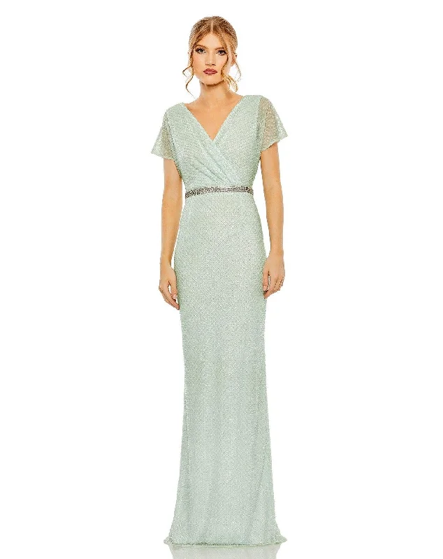 Party dresses with a detachable train for added versatilityMac Duggal 93994 Long Formal Short Sleeve Evening Gown Party dresses with a detachable train for added versatilityMac Duggal 93994 Long Formal Short Sleeve Evening Gown
