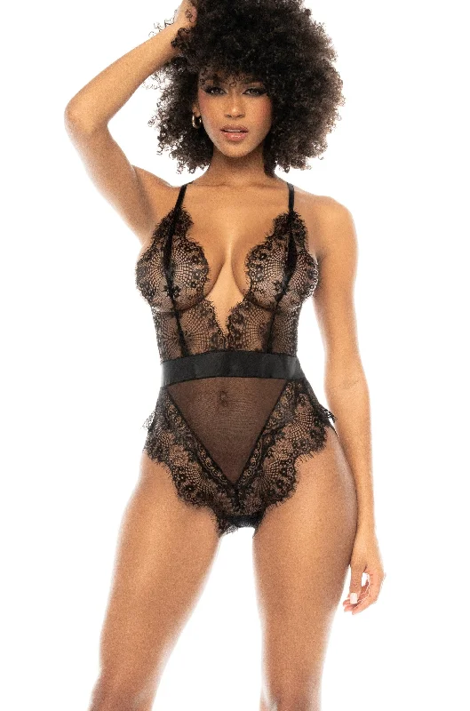 Plus - Size Bodysuits with a Comfortable and Flattering FitEyelash Lace Scalloped Bodysuit with Open back Plus - Size Bodysuits with a Comfortable and Flattering FitEyelash Lace Scalloped Bodysuit with Open back