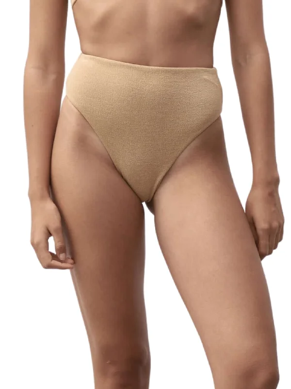 Neon - colored bikini to stand out on the beach90'S High Waist Bottom Bouclê | Caramello Neon - colored bikini to stand out on the beach90'S High Waist Bottom Bouclê | Caramello