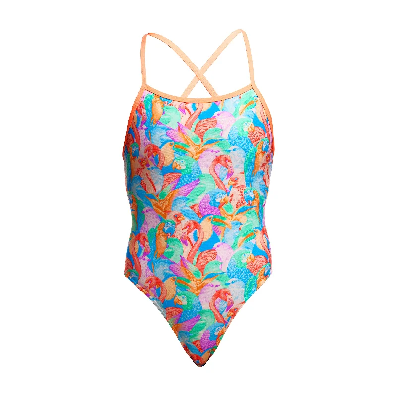 Rash - guard women swimwear for sun protection during water sportsBirdsville | Ladies Tie Me Tight One Piece Rash - guard women swimwear for sun protection during water sportsBirdsville | Ladies Tie Me Tight One Piece