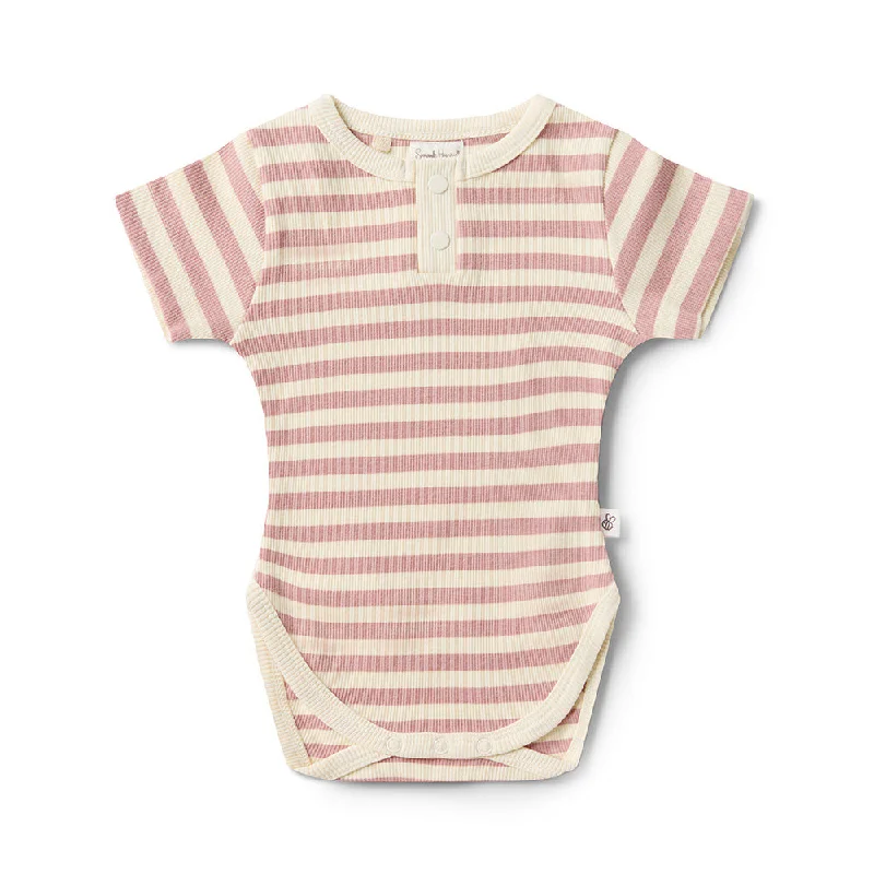 Lace Bodysuits for a Sexy and Elegant Bedroom LookSnuggle Special - Rose Stripe Short Sleeve Organic Bodysuit Lace Bodysuits for a Sexy and Elegant Bedroom LookSnuggle Special - Rose Stripe Short Sleeve Organic Bodysuit