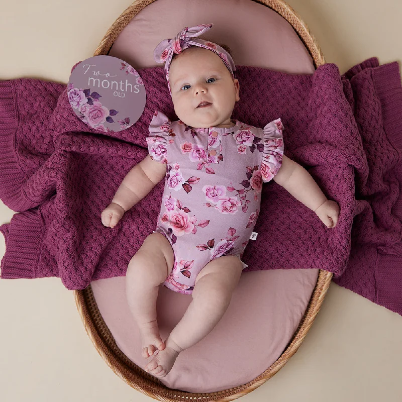 Long - Sleeve Bodysuits for Cold Weather LayeringBlossom Short Sleeve Organic Bodysuit with Frill Long - Sleeve Bodysuits for Cold Weather LayeringBlossom Short Sleeve Organic Bodysuit with Frill